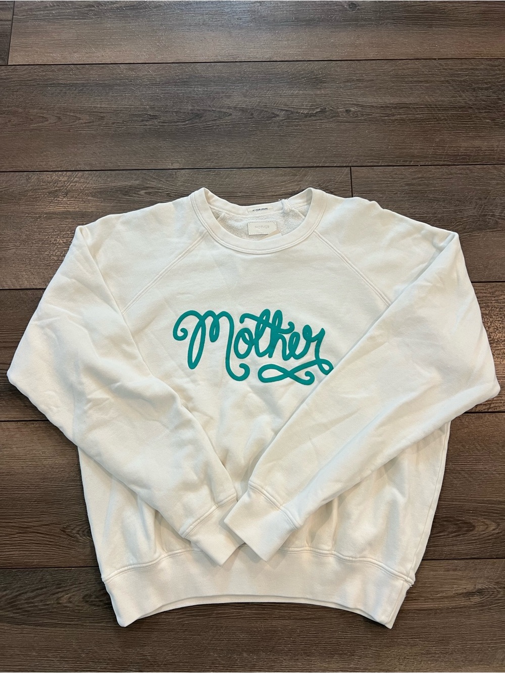 NWT MOTHER The Concert Graphic Sweatshirt XS